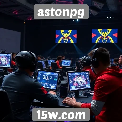 Plataforma astonpg destaca torneios de eSports